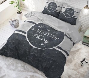 "Beautiful Thing" Set 2/3 pcs Parure de Lit 100% Coton Housse de Couette+Taie d'Oreille...