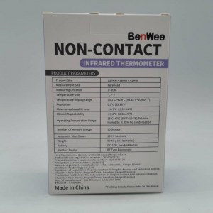 Thermomètre Infrarouge Frontal sans contact BenWee - Haute Précision