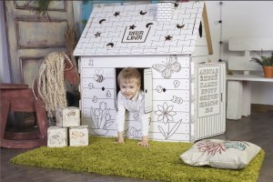 Maison de jeu à colorier pour enfants