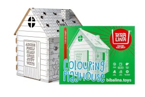 Maison de jeu à colorier pour enfants