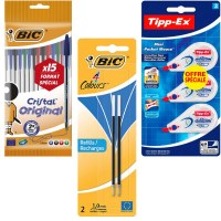 Lot de 79 Produits BIC et TIPP-EX sous Blister - NEUF