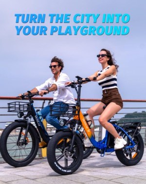 Vélo électrique Rocky pour adultes, moteur 1 200 W, autonomie de 145 km/169 km, vélo él...