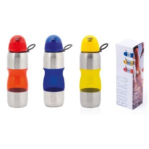 Bidon "Gorko" en Acier Inoxydable et Polystyrène - Objet publicitaire AVEC ou SANS logo...