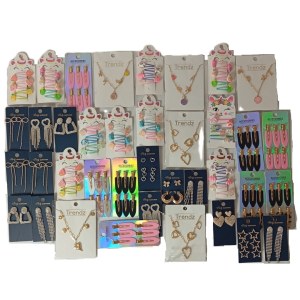 38 Bijoux Mixte Boucles Oreilles, Barrettes, Colliers...