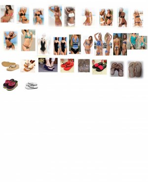 Maillots de bain et tong