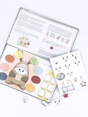 Peluches et jeux magnétiques