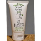 Lot de 500 CRÈMES MAINS AU LAIT D'ÂNESSE BIO 50ml