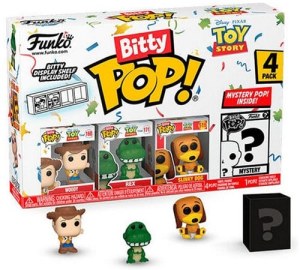 BITTY POP! TOY STORY WOODY 4-PACK 9,5X14CM