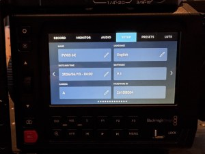 Blackmagic Design PYXIS 6K camera