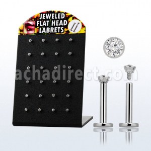 Fournisseur Piercing Acier Chirurgical Visage Interne Labret