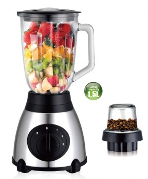 MIXER, BLENDER EN VERRE / INOX 1000W