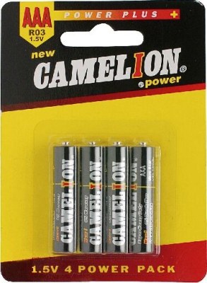 Blister 4 Piles 1,5V AAA/ R03 - Objet publicitaire AVEC ou SANS logo - Cadeau client -...