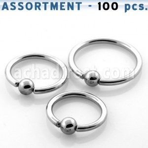 Grossiste Piercing Acier 316L Anneau Captif