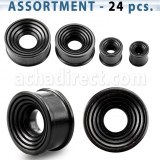 Piercing Noir Tunnel en Bois En Gros