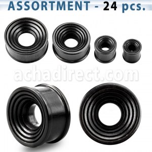 Piercing Noir Tunnel en Bois En Gros