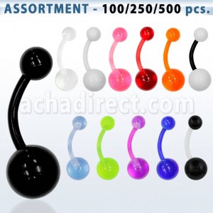 Fournisseur Piercing Acrylique UV Banane Nombril