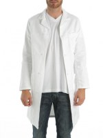 Blouses de laboratoire blanches 100% coton