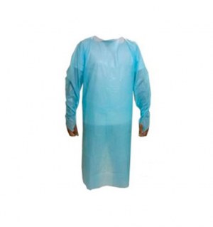 Sur-blouse en PE laminé / CPE - Taille L (emballage individuel)