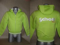 Blouson SCHOTT fashion à capuche anis rose pourpre