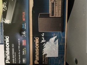 Enregistreur Blue Ray et Mini Chaîne Panasonic Neuf