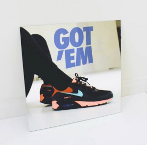 Custom Sneakers miroir