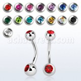 Grossiste Piercing Acier Chirurgical Banane Nombril