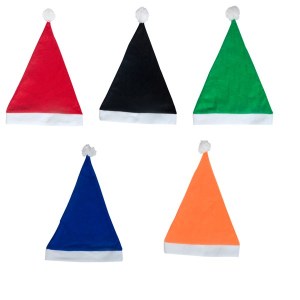 Bonnet Papa Noël en Polyester - Objet publicitaire AVEC ou SANS logo - Cadeau client -...