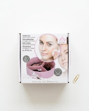 DESTOCKAGE : BOÎTES À BIJOUX TRIPARTITES TOUCH OF BEAUTY – 1 044 PIÈCES