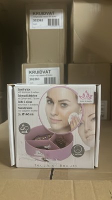 DESTOCKAGE : BOÎTES À BIJOUX TRIPARTITES TOUCH OF BEAUTY – 1 044 PIÈCES
