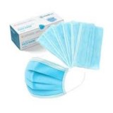 Masque anti covid bleu