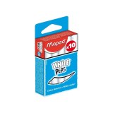 MAPED Boîte 10 Craies Blanches