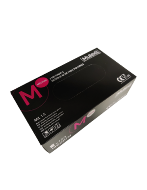 GANT JETABLE NITRILE NON POUDRÉ NOIR T.M / T.L / T.XL