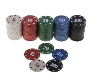 Boites 200 Jetons numérotés poker pro Texas holdem + Tapis vert NEUF