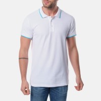 Lot de POLO maille piqué Blanc HOPENLIFE