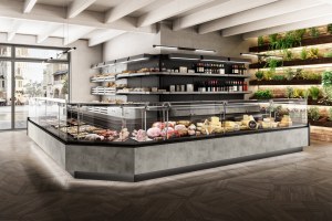 VITRINE COMPTOIR REFRIGERE FROID BOUCHERIE CHARCUTERIE TRAITEUR