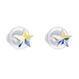 Boucles fabos cristal swarovski forme etoile