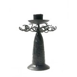 Artisanat de Madagascar - Bougeoir Baobab en métal