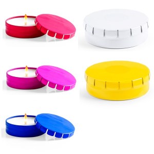 Bougie "Klire" Arôme Vanille - Objet publicitaire AVEC ou SANS logo - Cadeau client -...