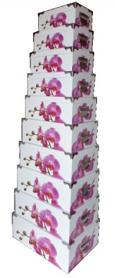 Set de 10 boites de rangement