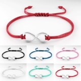 Bracelet Infinity cordon coloré – A partir de 1.20€ pièce –Tarif dégressif