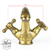Unlacquered brass faucet