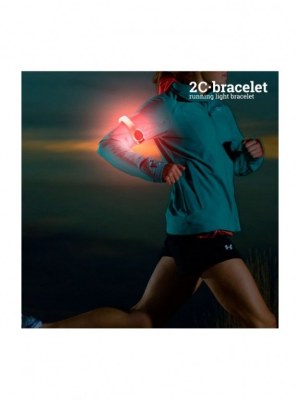 Lot de 20 Brassards de Sécurité Sportif LED 2C