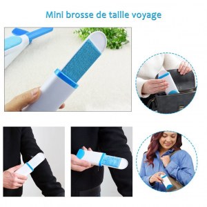 BROSSE ANTI POIL DE CHAT ET CHIEN NETTOYAGES VETEMENTS ET MEUBLES