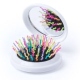 Brosse Cheveux à Picot avec Miroir "Yunkai" - Objet publicitaire AVEC ou SANS logo - Ca...