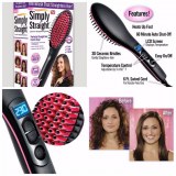 Brosse à Cheveux Chauffante et Lissante en Céramique