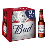 Bière blonde BUD - Pack de 12 x 25 CL