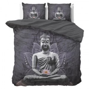 "Buddha Flower" Set 2/3 pcs Parure de Lit 100% Coton Housse de Couette+Taie d'Oreiller...