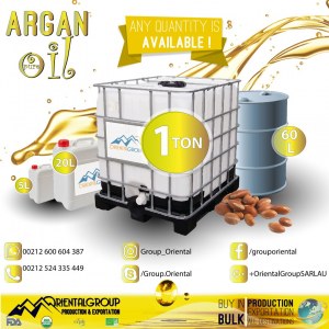 Argan oil for producer
