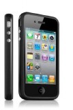 Lot de Bumper Noir boutons métalliques- coque de contour pour iPhone 4 - 4S