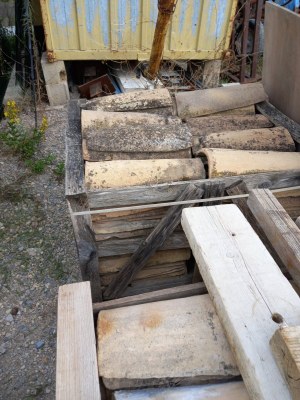 Vieilles tuiles canal